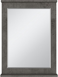 Misty Зеркало для ванной Марта 60 темный бетон – фотография-1
